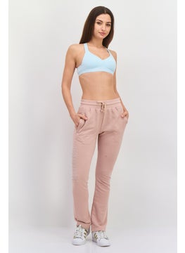 adidas Originals Women Sportswear Fit Brand Logo Training Pants, Tan  - Image 4