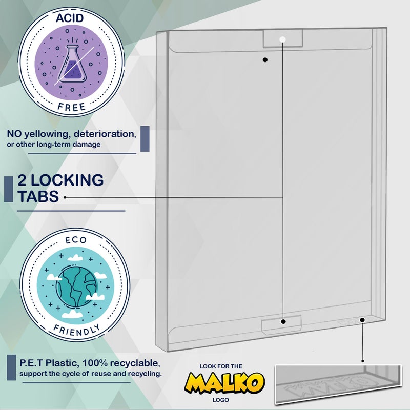 MALKO Steelbook Protector Case 10 Pack. Compatible with: 4K UHD | Blu-Ray | Arrow Video w/Slipcover | Criterion Blu Ray Case | PS3 PS4 PS5 Games & Steelbooks - Image 3
