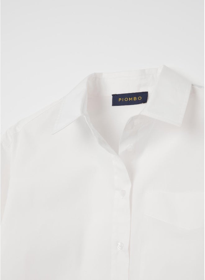Ovs Poplin shirt with pocket - Image 2