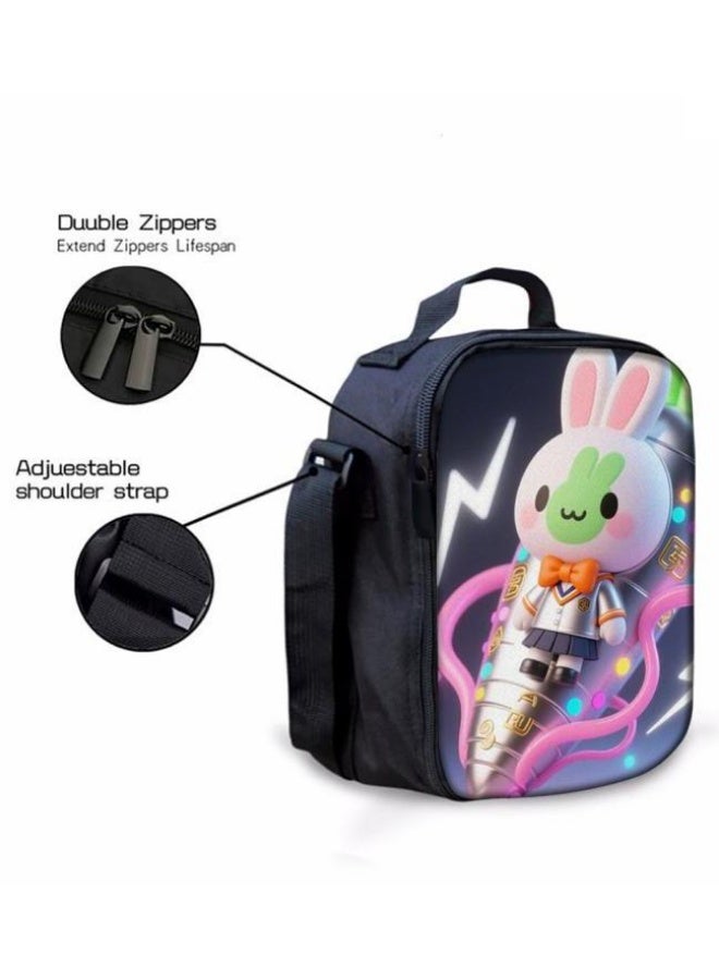 واضح من النار الموضة غير محدودة! حقيبة كرتونية من ثلاث قطع، مناسبة لمجموعة متنوعة من المشاهد للطلاب والمراهقين (متوفرة للطلاب والأطفال والأصدقاء في النزهايات وتسلق الجبال والتعليم وما إلى ذلك) - 83 - Image 2