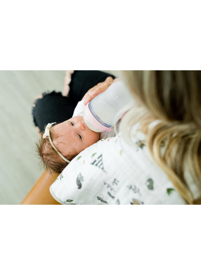 Little Unicorn Ultra-Absorbent Premium Burp Cloth | Soft on Baby's Skin | Larger Size | Ergonomic Design (Forest Friends) - Image 5