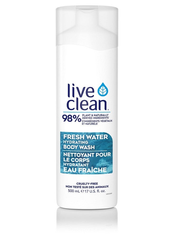 Live Clean Body Wash Hydrating Fresh Water 17 Oz - Image 1