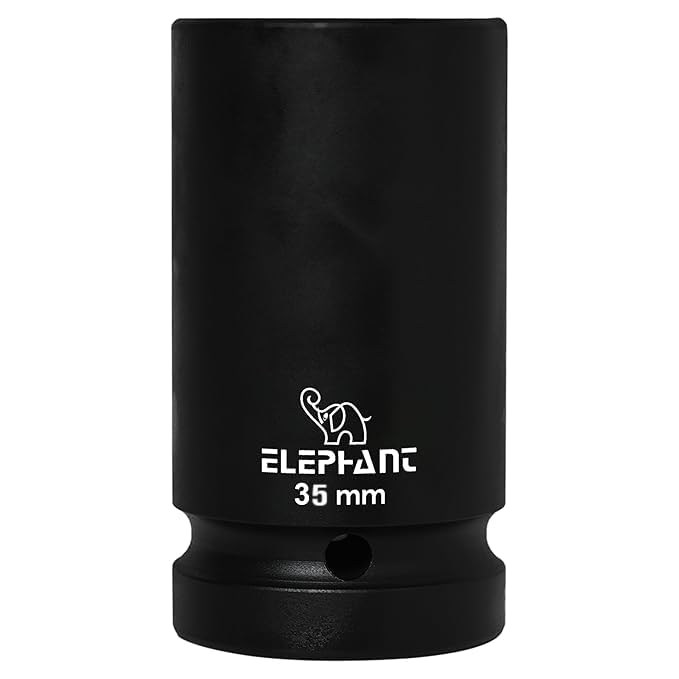 Elephant مفاتيح تأثير 6 نقاط بحجم 35 مم وطول 90 مم من إليفانت 1 درايف مربع - Image 3