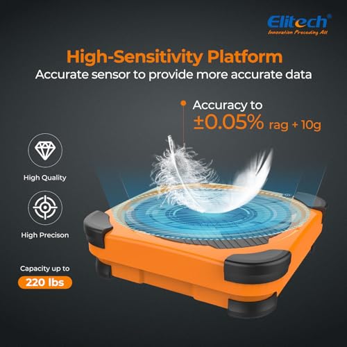 Elitech ميزان شحن الفريون Elitech LMC-210 بسعة 220 رطل لنظام التكييف مع جهاز تحكم عن بعد لاسلكي - Image 2