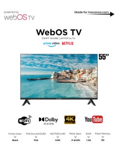 AVANOS 55-Inch Smart LED WebOS TV, 4K UHDR, Air Play, Dolby Audio, Magic Remote  - Image 1