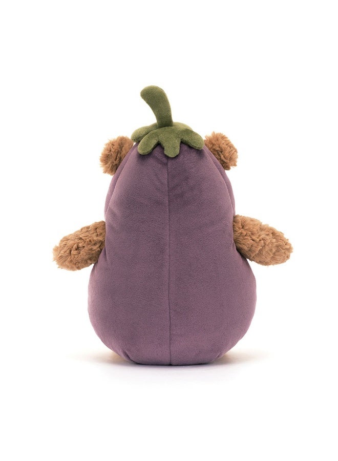 Jellycat دب بارثولوميو بالأرجواني 30 سم لعبة قماشية ناعمة - دب توفي لطيف في زي أرجواني قابل للإزالة، قبعة جذعية لطيفة، لعبة قماشية قابلة للجمع للأطفال والهدايا، ارتفاع الجلوس 25 سم - Image 4