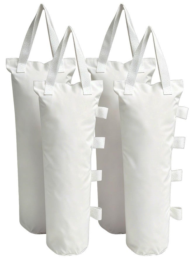 Ikerall Canopy Weights Bag Leg Weight for Pop up Canopy Tent, Sand Bags for Patio Umbrella Instant Outdoor Sun Shelter (White) - Image 1