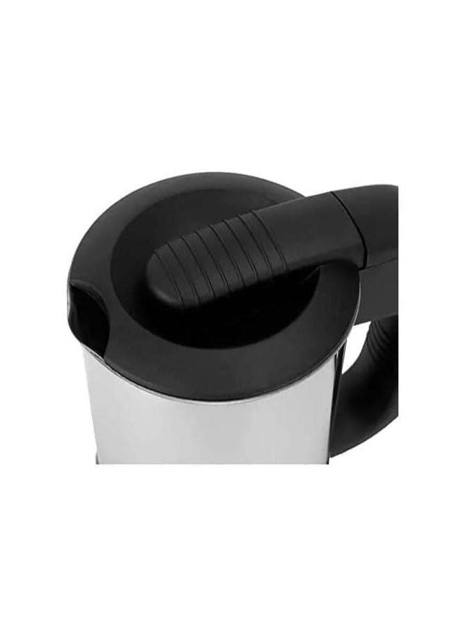 حور غلاية كهربائية صغيرة من حور من الستانلس ستيل بسعة 0.5 لتر، 600واط غلاية مياه محمولة للسفر - Image 2