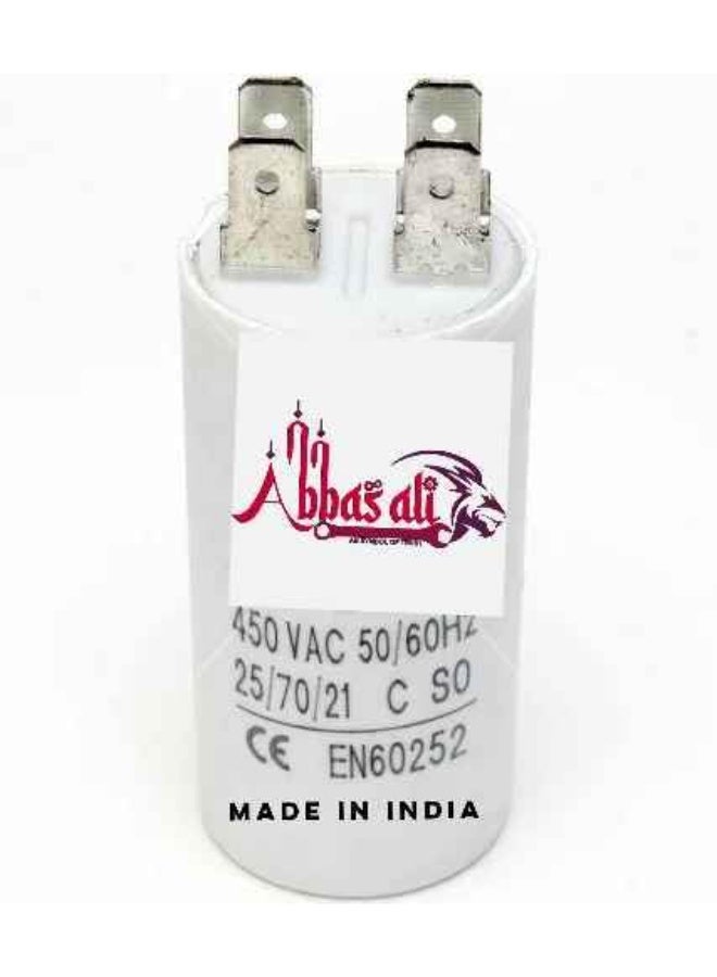Abbasali Motor Capacitor 450V For Household Electric Appliances Pack Of 2 - Image 1