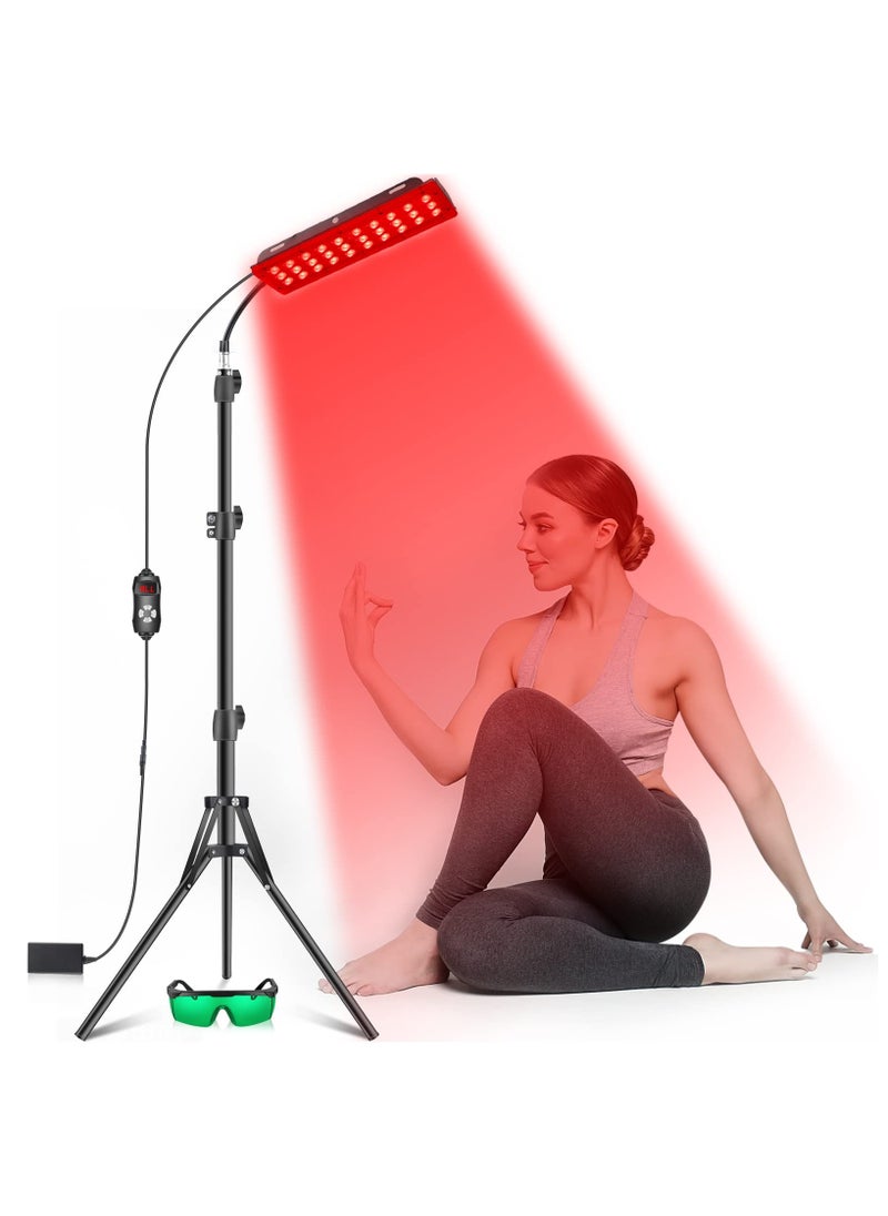 ASIV - Red Light Therapy Lamp, Infrared Light Therapy with Stand - 660nm Redlight and 850nm Near Infrared Light Device for Body Pain Relief Skin Care - Image 1