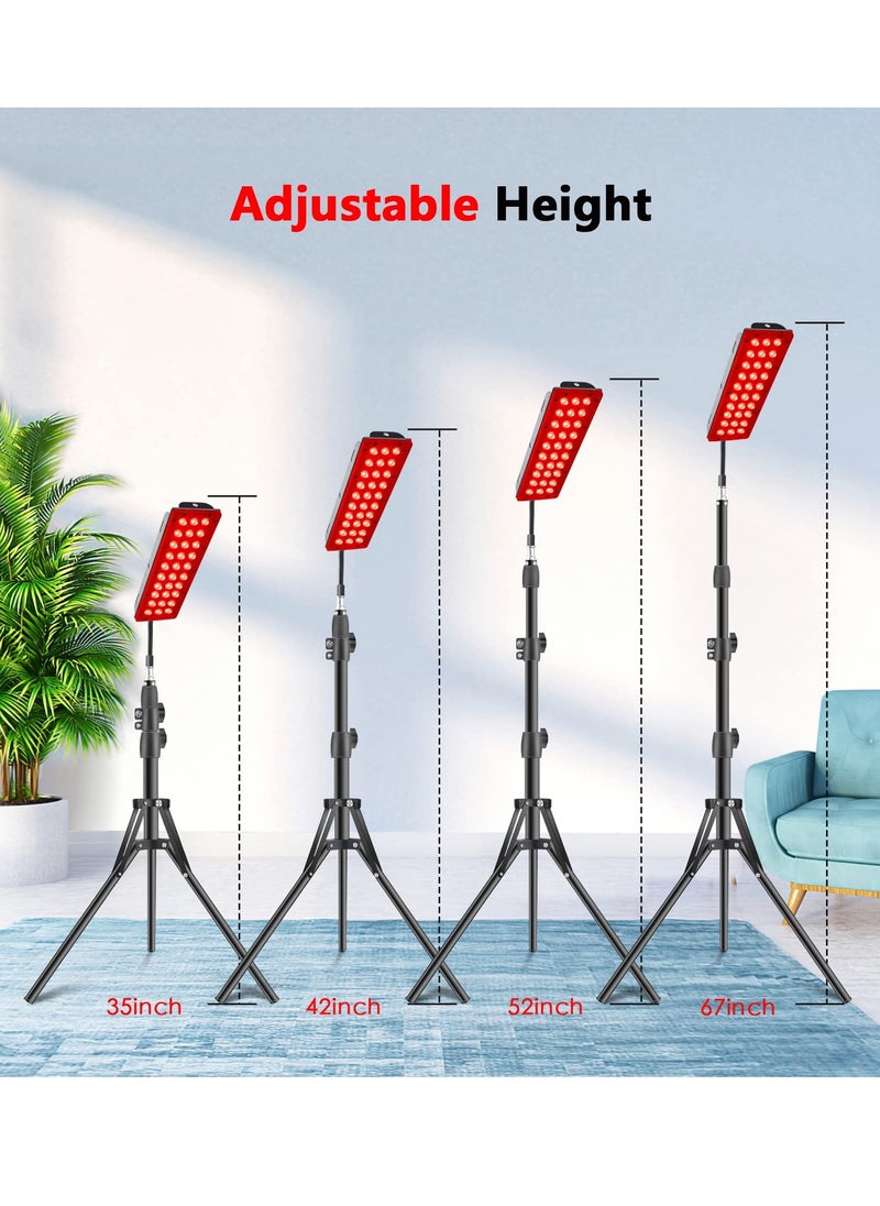 ASIV - Red Light Therapy Lamp, Infrared Light Therapy with Stand - 660nm Redlight and 850nm Near Infrared Light Device for Body Pain Relief Skin Care - Image 1