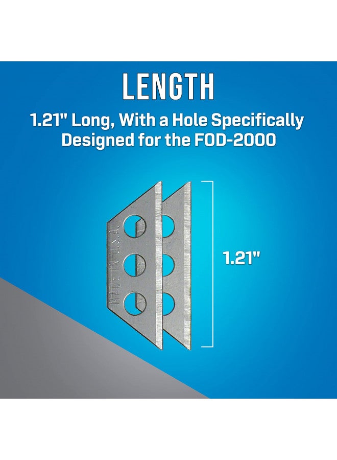 Jonard Tools FOD-RB25 Replacement Blade for Fiber Optic Drop Cable Slitter (Pack of 25) - Image 2