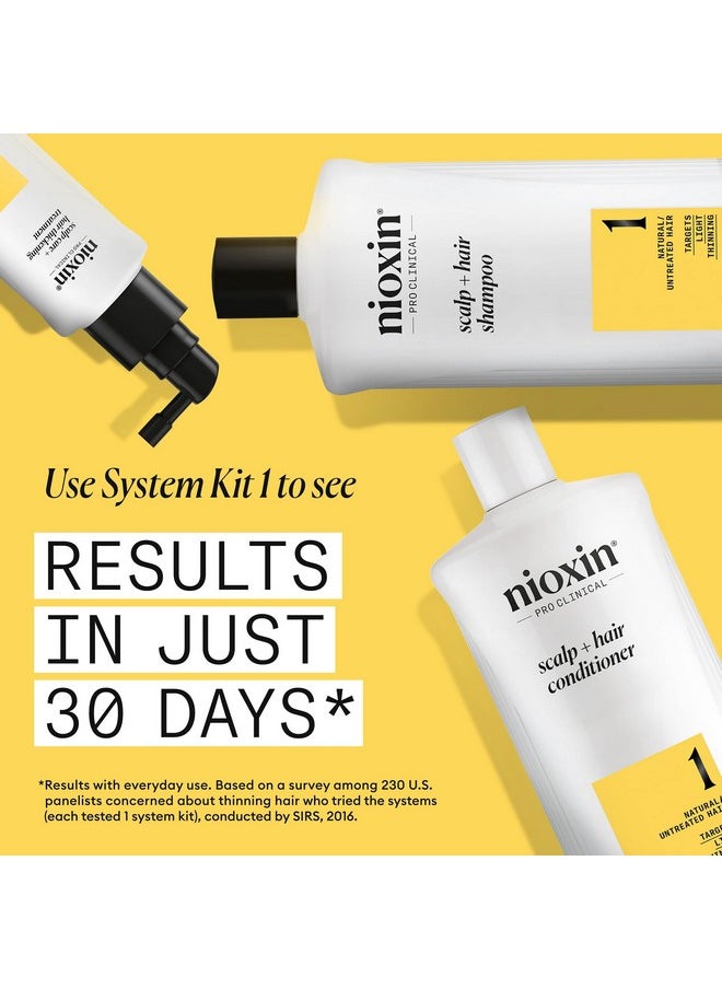 Nioxin - Nioxin Scalp + Hair Thickening System 1 Conditioner, For Natural Hair with Light Thinning, 33.8 fl oz (Packaging May Vary) - Image 1