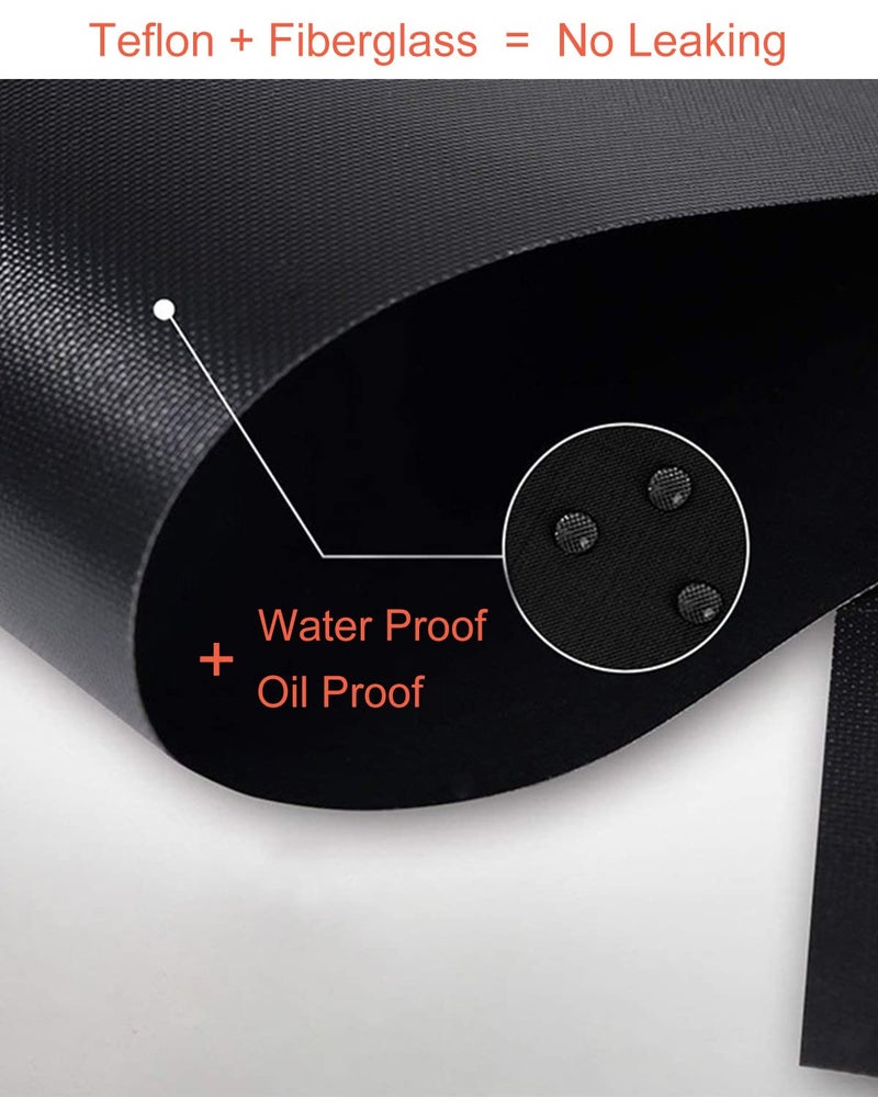 Alldrmtrue Oven Liners for Bottom of Oven, Oven Mat, 15.75" X 23.62", Easy to Clean Nonstick Reusable, 2 Pack - Image 3