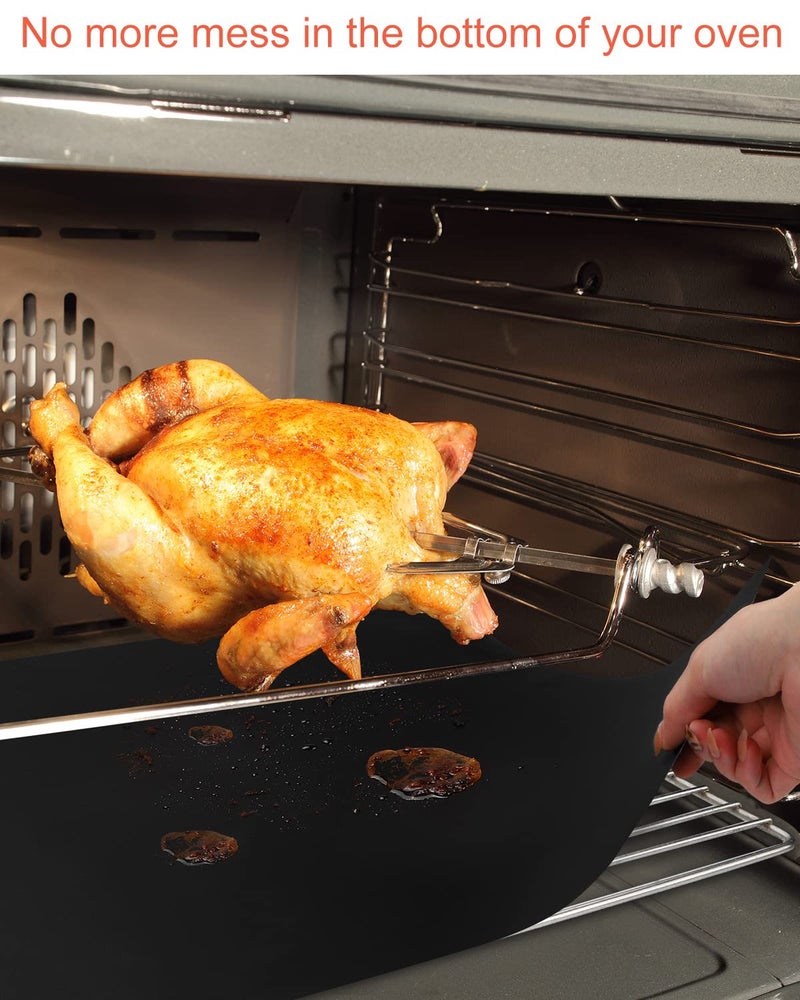 Alldrmtrue Oven Liners for Bottom of Oven, Oven Mat, 15.75" X 23.62", Easy to Clean Nonstick Reusable, 2 Pack - Image 4