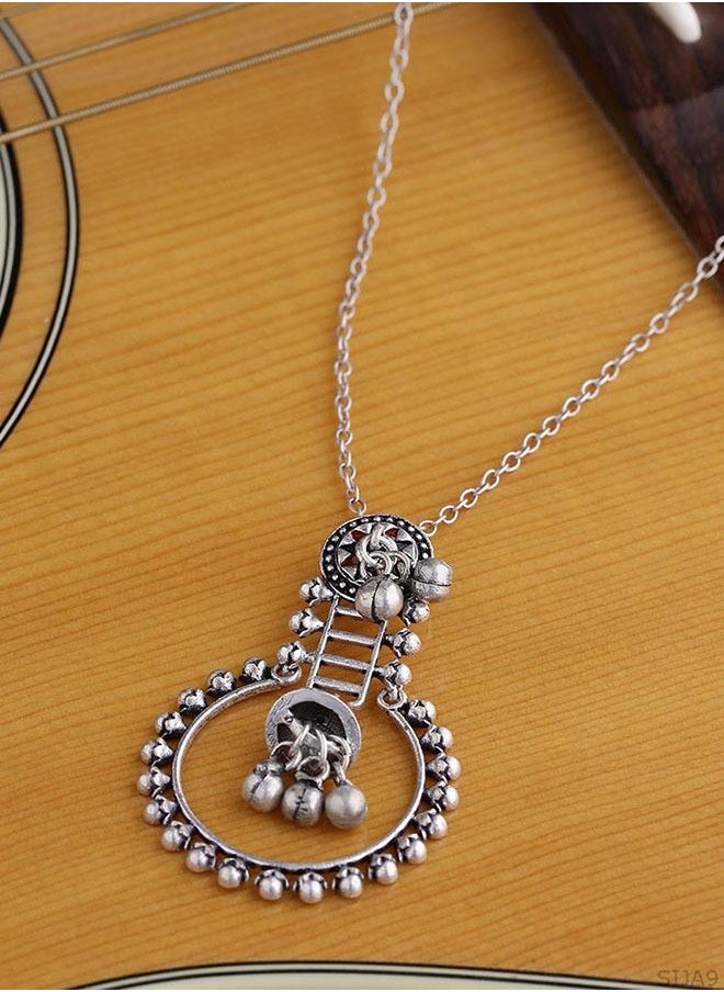 VOYLLA Taal Mridang Sarangi Statement Pendant  - Image 1