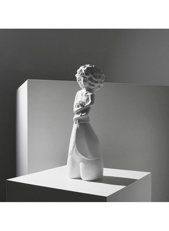 YINZUO Figure Statue Hand Painted Sculpture Lady Art figure Female Decor Resin Abstract Gift for Home Daning Room office Decoration - Image 3