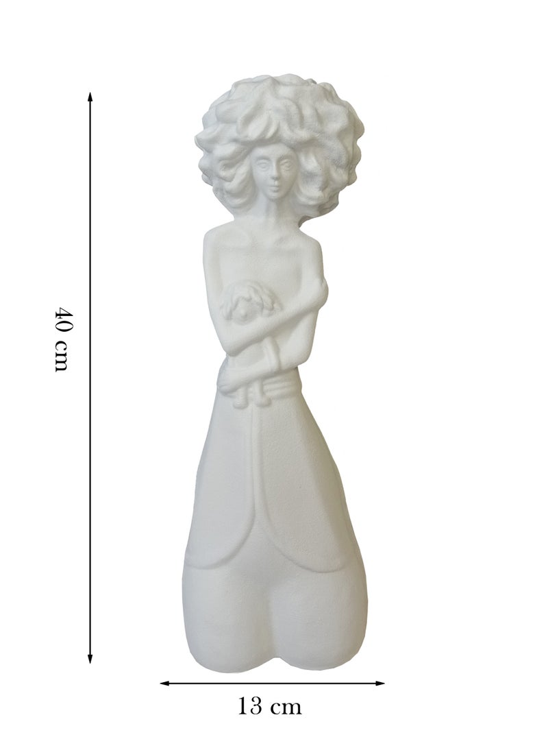 YINZUO Figure Statue Hand Painted Sculpture Lady Art figure Female Decor Resin Abstract Gift for Home Daning Room office Decoration - Image 2