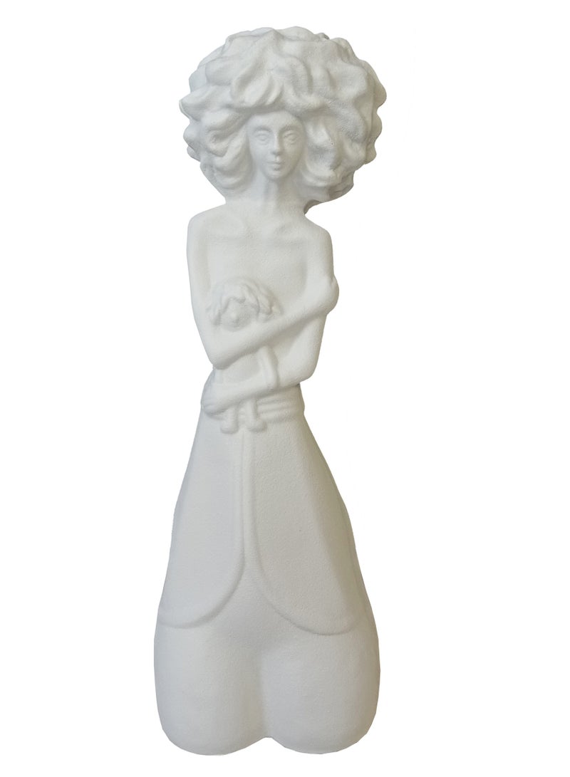 YINZUO Figure Statue Hand Painted Sculpture Lady Art figure Female Decor Resin Abstract Gift for Home Daning Room office Decoration - Image 1