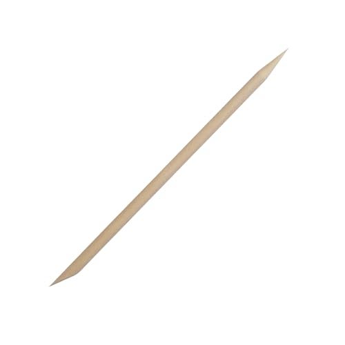 STALEKS PRO EXPERT Wooden Orange Sticks 100 Pcs 150mm Natural Wood Manicure Nail Art Tools for Professional Home Use - Image 1