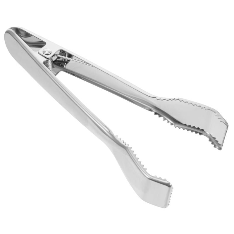 Stainless Steel Food Clip Tooth Mirrored Surface Ice Clamp for Buffet Barbecue Home Parties - Image 2
