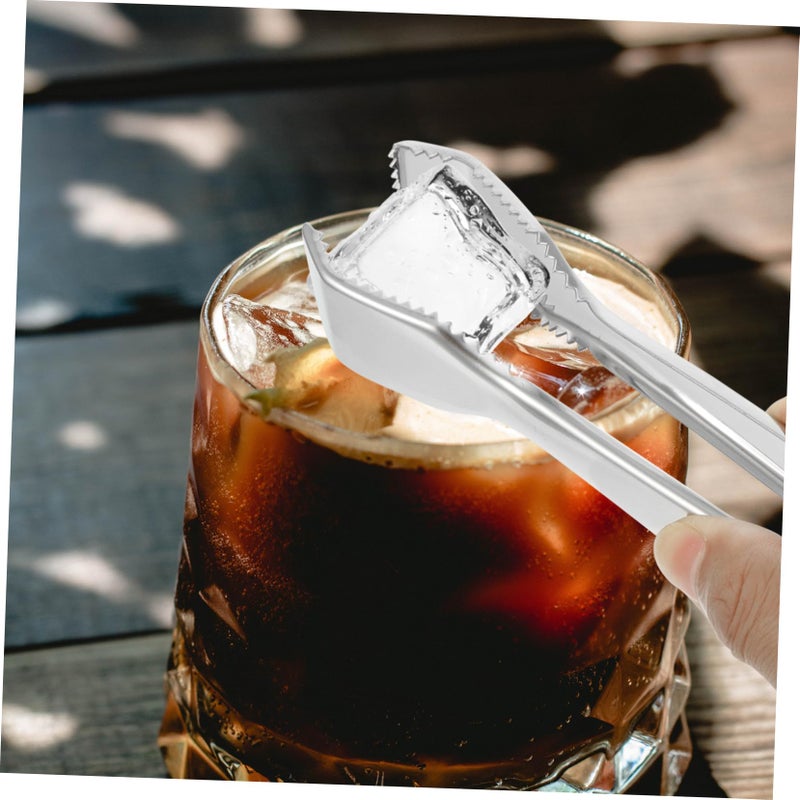 Stainless Steel Food Clip Tooth Mirrored Surface Ice Clamp for Buffet Barbecue Home Parties - Image 3