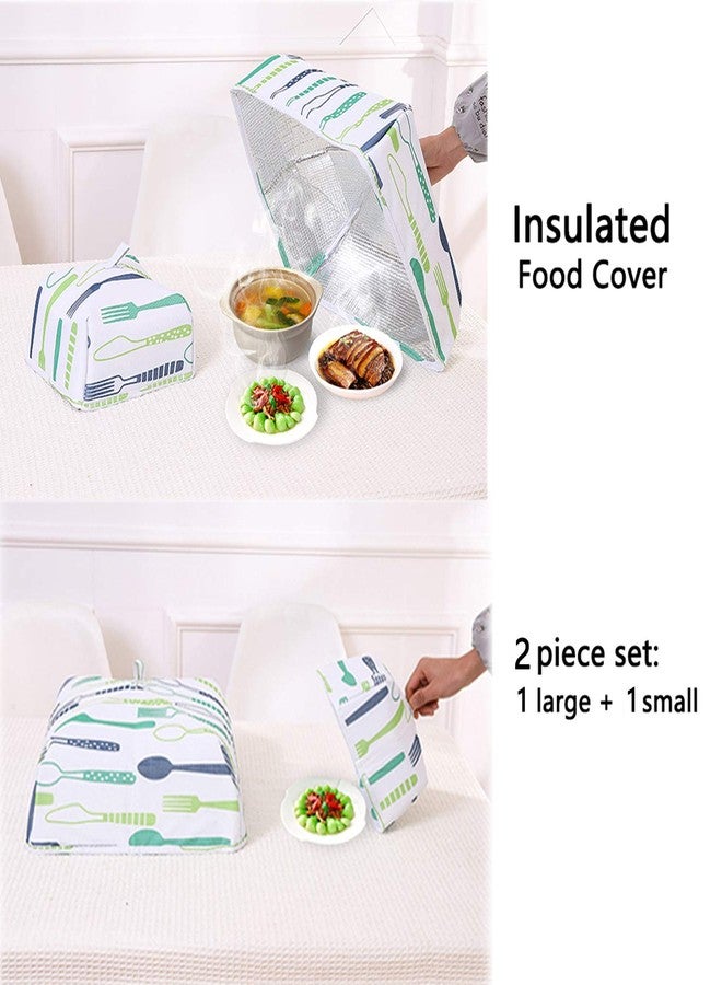 HinchJone Insulated Foldable Food Covers - 2 Piece Collapsible Tent for Kitchen, Restaurant, Picnic - Image 3