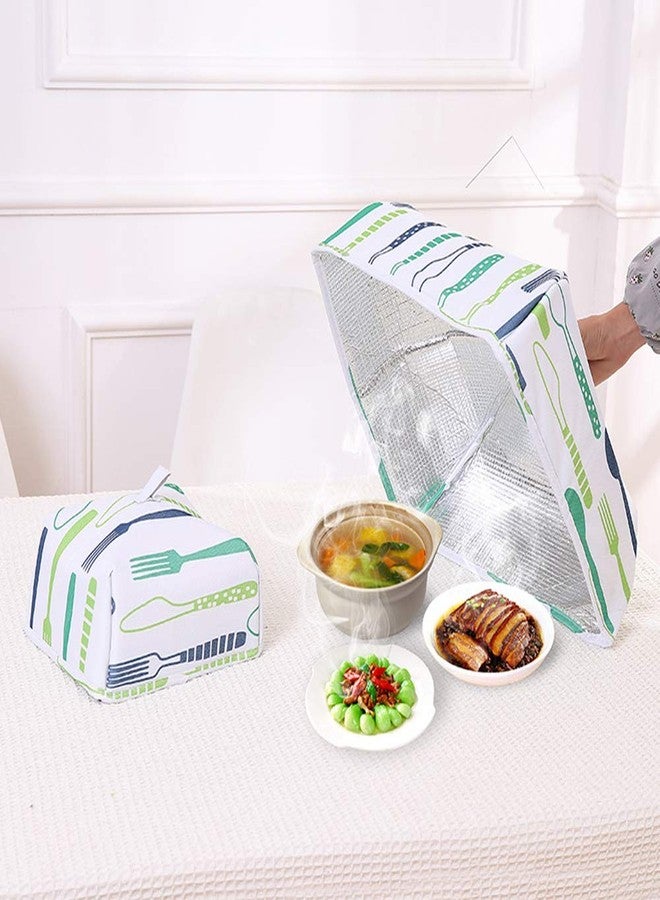 HinchJone Insulated Foldable Food Covers - 2 Piece Collapsible Tent for Kitchen, Restaurant, Picnic - Image 2