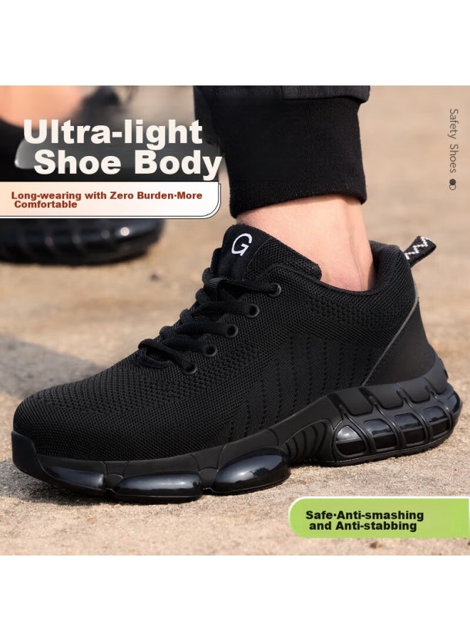 Jingtu Safety Shoes For Men, Steel Toe Cap, Puncture-Resistant, Breathable, Ultra-Light, For Summer Work And Construction, Model 3033, Size 38 - Image 4
