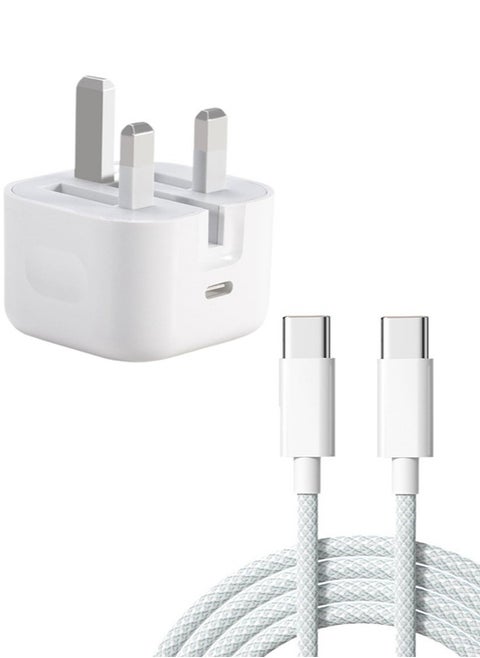 IPhone 15 Pro Max Charger With Usb-C Port 20W, package includes one iPhone Fast Charging Cord Type C to Type C Cable for iPhone 15 Pro max/15 Pro/15 plus/15 1M