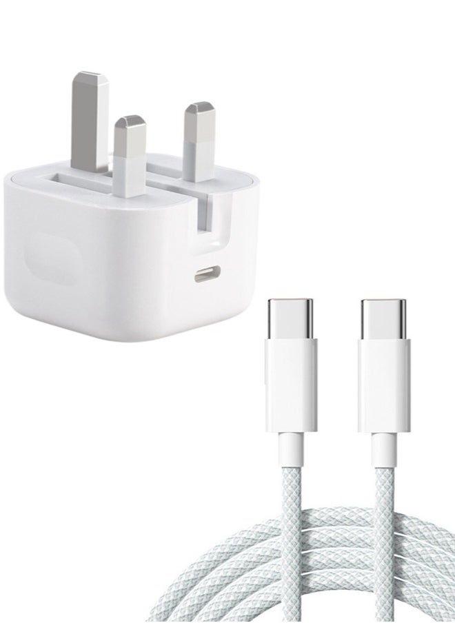 REACLOUD - IPhone 15 Pro Max Charger With Usb-C Port 20W, package includes one iPhone Fast Charging Cord Type C to Type C Cable for iPhone 15 Pro max/15 Pro/15 plus/15 1M - Image 1