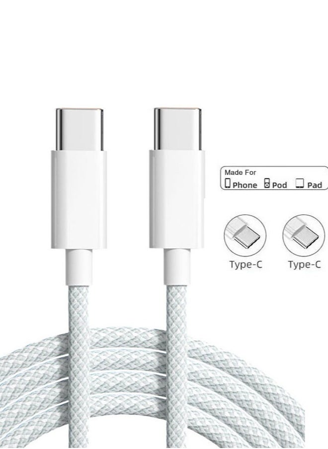 REACLOUD - IPhone 15 Pro Max Charger With Usb-C Port 20W, package includes one iPhone Fast Charging Cord Type C to Type C Cable for iPhone 15 Pro max/15 Pro/15 plus/15 1M - Image 1