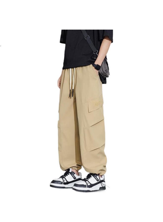 I'm David, Plus Size Cargo Pants For Men, Straight-leg Trousers, Lightweight Casual American-style High Street Tactical Pants For Spring And Summer - Image 2