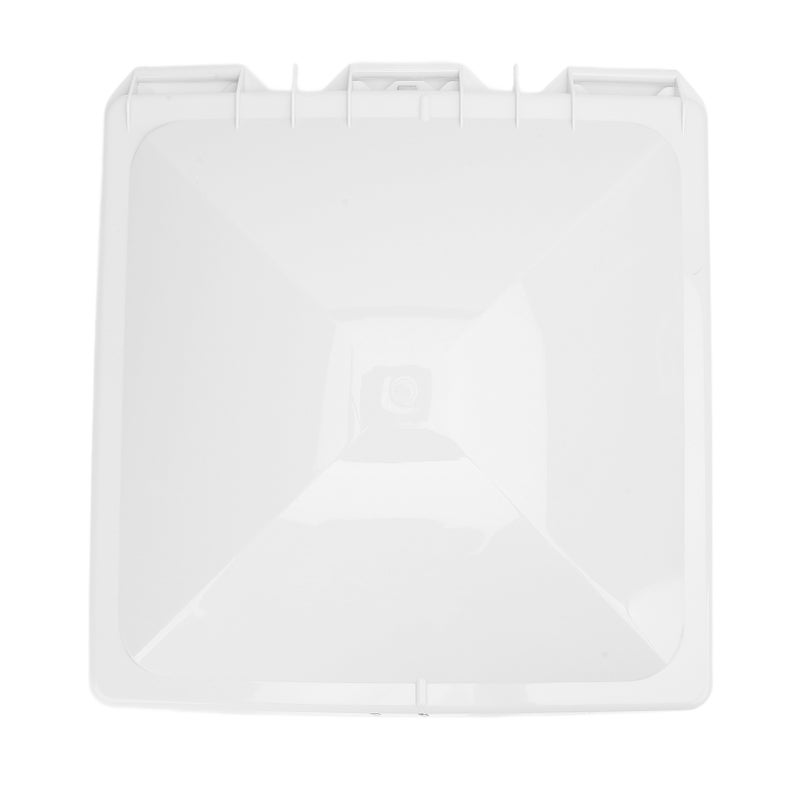 RV Roof Vent Cover 13 X 13in Universal White Vent Lid for Trailer Motorhome Bathroom - Image 1