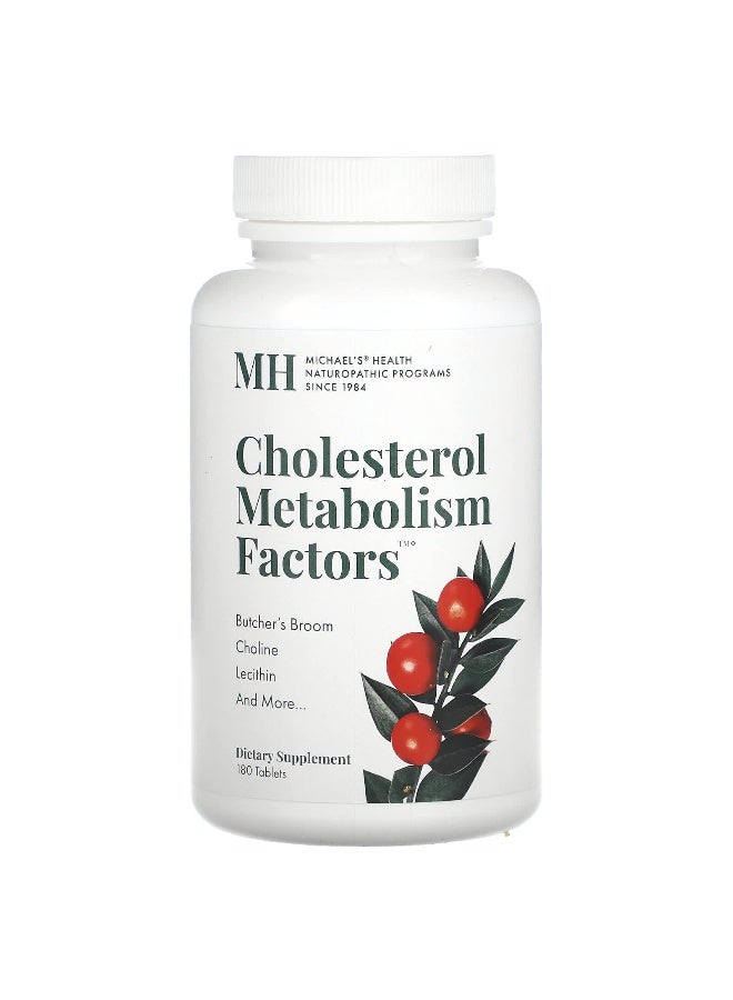 Michael's Naturopathic Michael's Naturopathic, Cholesterol Metabolism Factors, 180 Tablets - Image 1