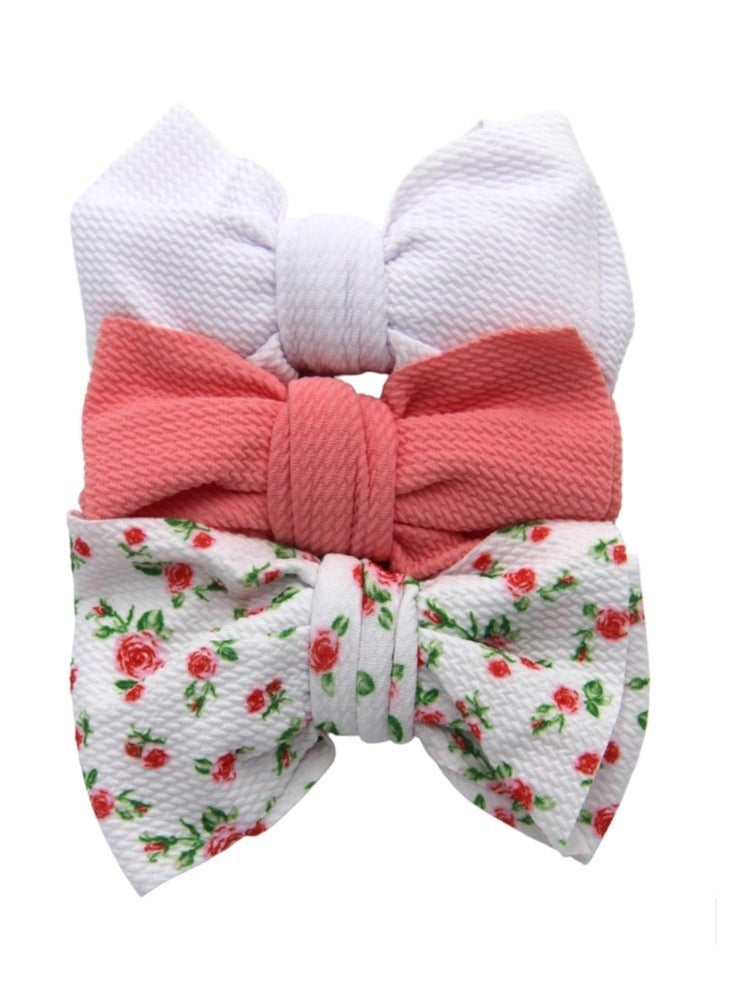 Bambimici Mira Assorted Big Ribbon Bow Headband For Babies and Girls - Image 3
