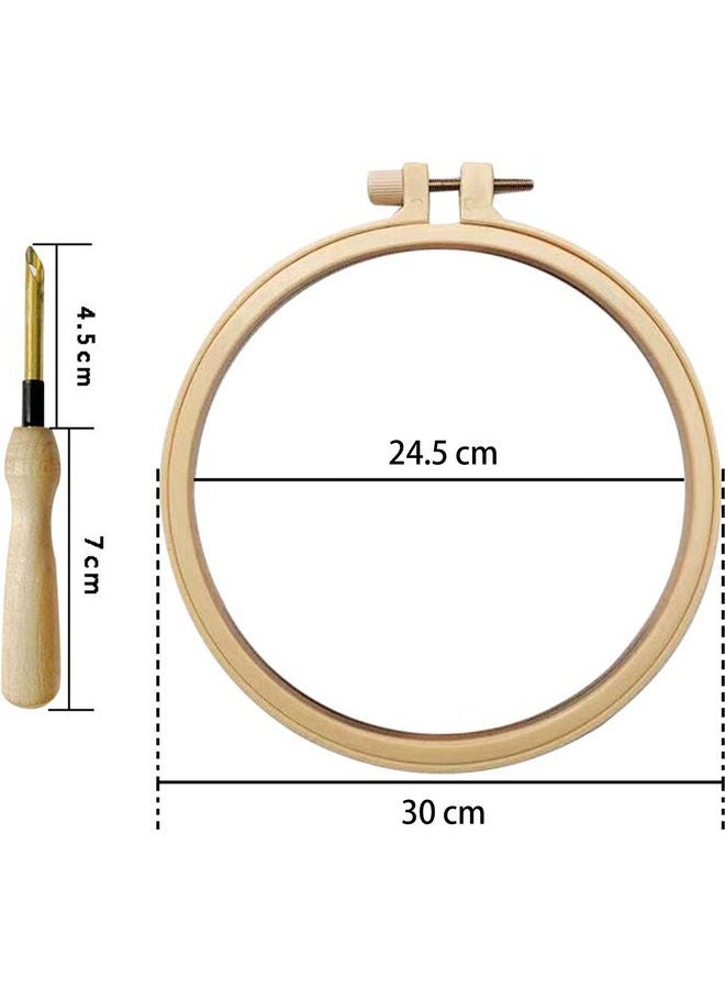 Punch Needle Starter Kits Handcraft Embroidery Set Multicolour - Image 2