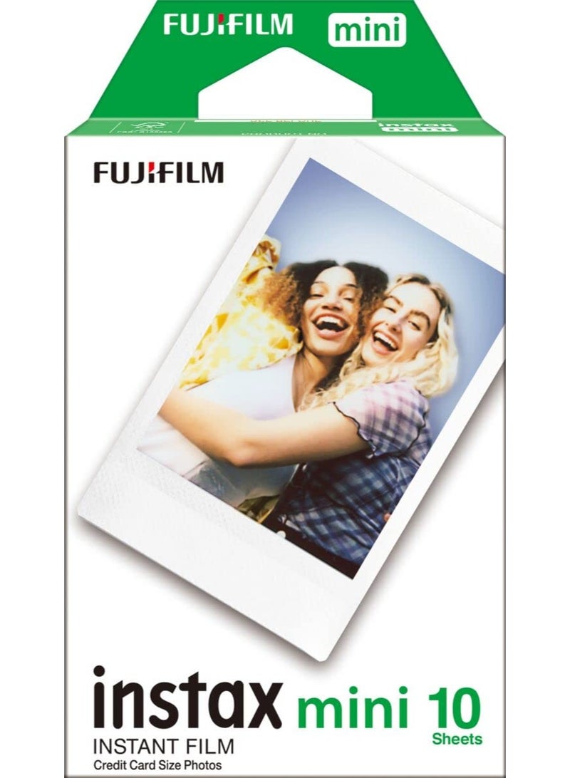 إنستاكس فيلم فوري صغير بحواف بيضاء متوافق مع جميع كاميرات وطابعات انستاكس ميني عبوة عملية خفيف الوزن ألوان واضحة وطبيعية تصميم أنيق وعصري لطباعة الصور الفورية - Image 1