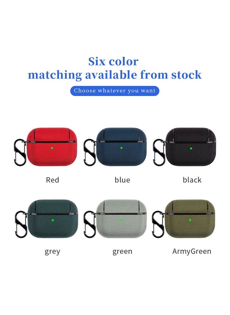 Generic Compatible With Apple AirPods Pro Case, Protective Cover With Keychain Case For Apple AirPods Pro Black  - Image 2