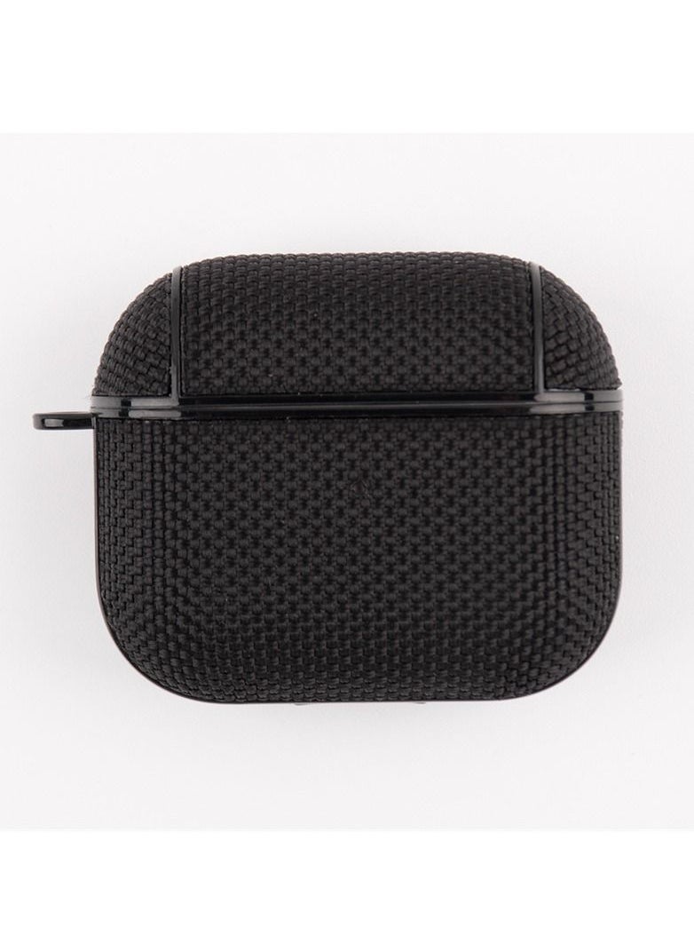 Generic Compatible With Apple AirPods Pro Case, Protective Cover With Keychain Case For Apple AirPods Pro Black  - Image 1