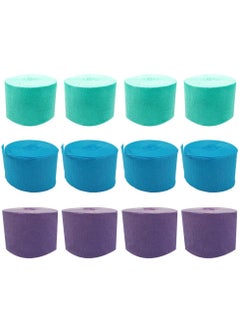 Mordely 3 Rolls Crepe Paper Ribbons with 66m Rainbow Streamers Paper for Party Decorations Wedding Ceremony Birthday Bouquet Indoor Festivals Decoration  - Image 2