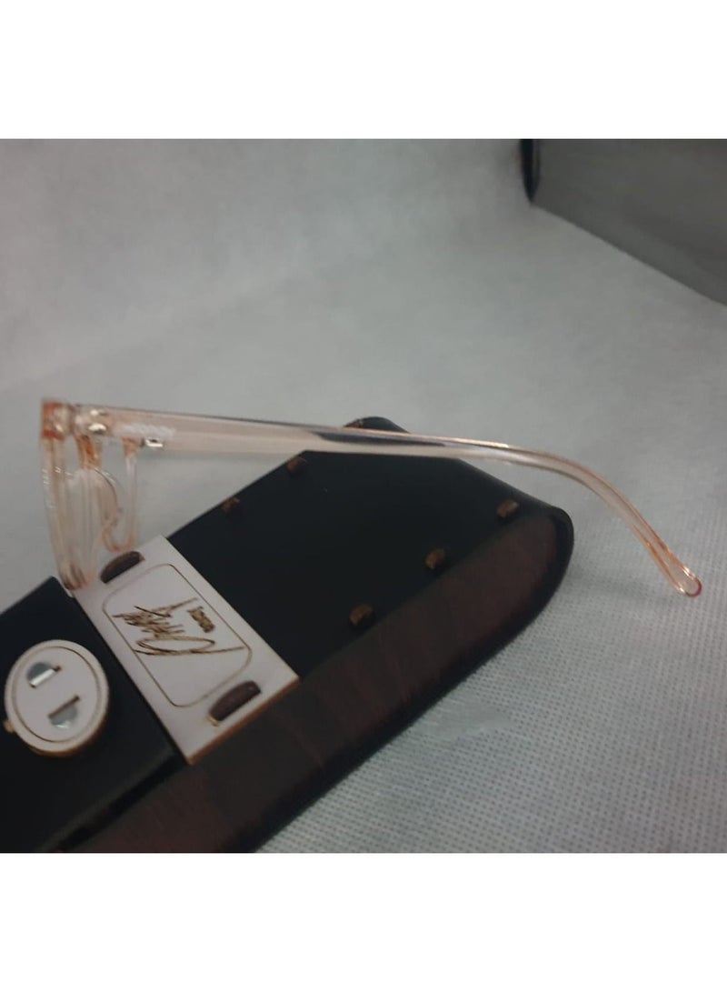 نظارة إطار كامل - برتقالي شفاف - عين قطة - L-054 - 3 - Image 2