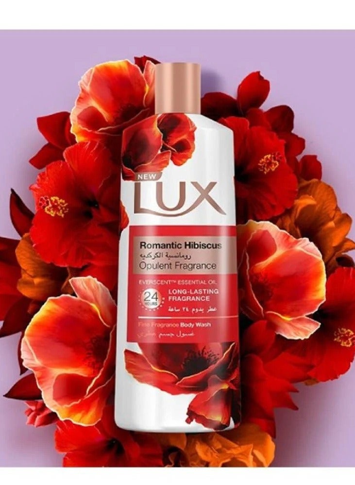 لوكس غسول جسم عطري سحر زهره الكركديه 500 مل - Image 1