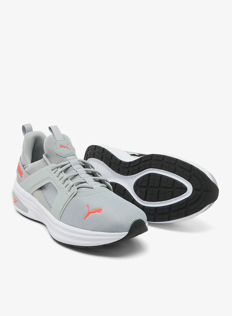 Puma Cool Mid Gray-PUMA White-Ultra Red Softride Enzo 6  | Best Price UAE