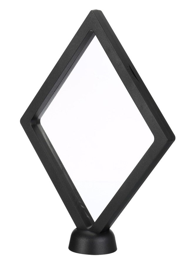 YOKIVE 3D Floating Display Case, Coin Display Holder Stands Frame Display Case, Holder with Base, Great for Challenge Coin Medal (Black, 5.5x5.5-Inch) - Image 1