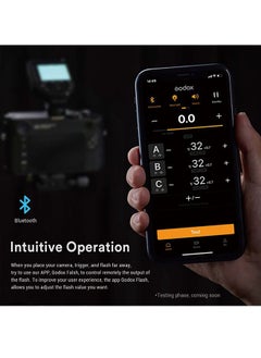 Godox Godox XProII-F XProIIF TTL Wireless Flash Trigger for Fuji Cameras, 2.4G Wireless Flash Transmitter HSS 1/8000S, Bluetooth Connection, TCM Transform Function, New Hotshoe Locking, Large LCD Display  - Image 2