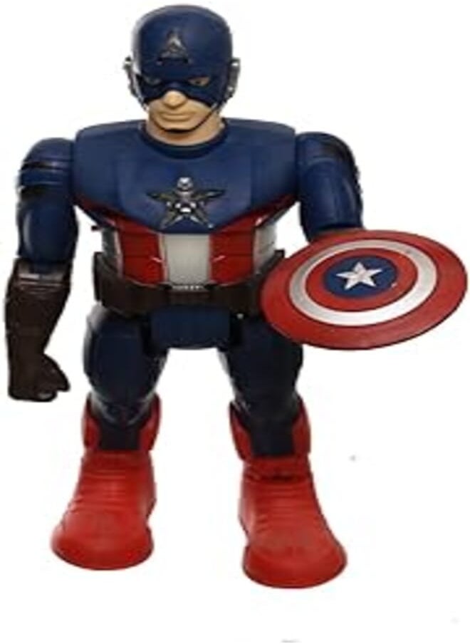 Carol Carol ej881 plastic super hero of avengers captain america with luminous chest - multi color 