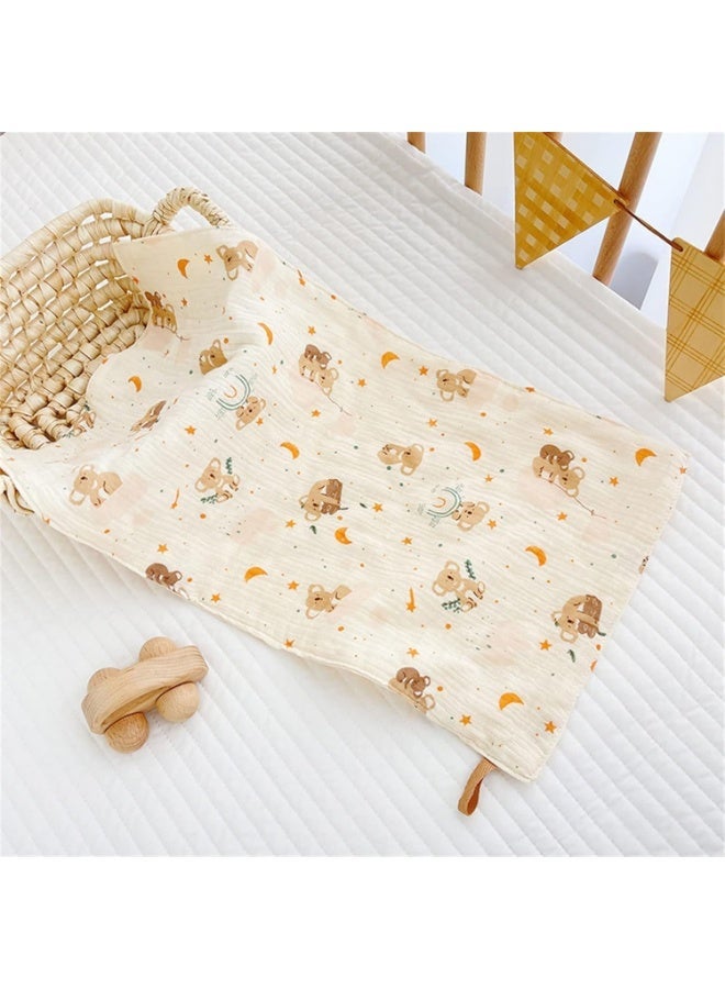 وانغبانغزي بطانية طفل لحديثي الولادة لطيف كوالا 100٪ قطن بطانية حديثي الولادة تنطبق على بطانيات سرير الأطفال القابلة للتنفس في الربيع أو الصيف للالتفاف ، عربة الأطفال / منشفة أساسيات الطفل (80 * 80 سم) - Image 3