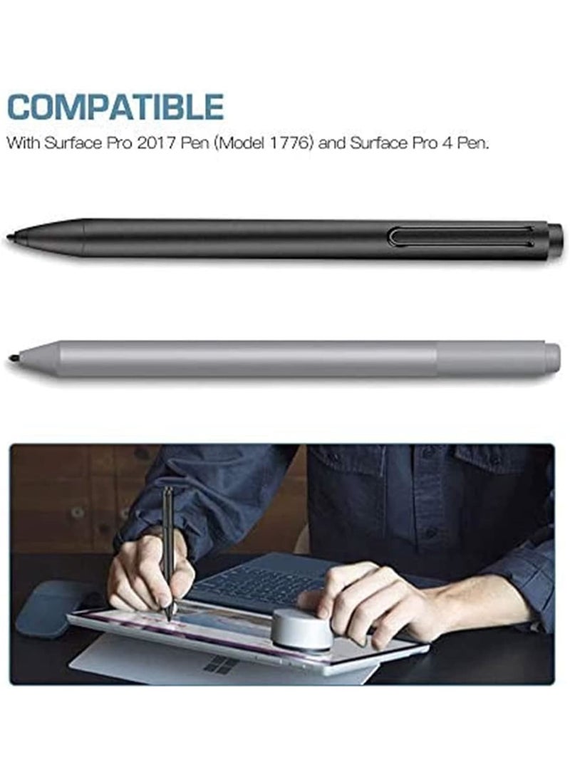 SOLARAE Pen Tips for Surface Pen, (5 Pack, HB/HB/HB/2H/2H Type) Original Surface Pen Tips Replacement Kit Fit Surface Pro 2017 Pen (Model 1776) and Surface Pro 4 Pen, Black - Image 5