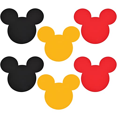 Lecferrarc 45 Pcs Mouse Cutouts Silhouette Mouse Birthday Paper Decorations for Theme Party Supplies School Bulletin Board Craft Home Wall Decor - Image 1
